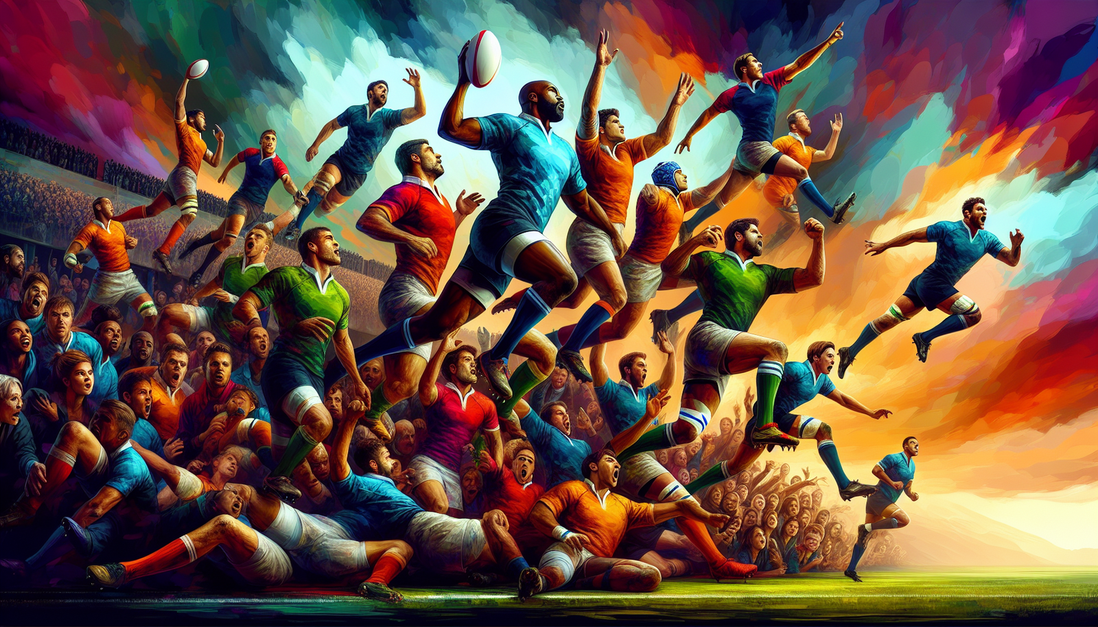 découvrez le rugby, un sport d'équipe captivant où la passion et l'esprit de camaraderie se rencontrent sur le terrain. plongez dans l'univers de ce jeu dynamique et vivez l'intensité des matchs, des valeurs essentielles de solidarité et de respect.