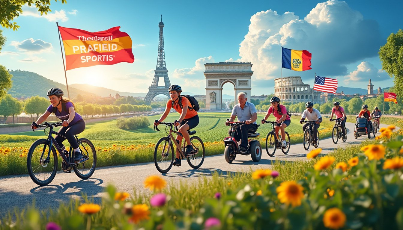À la rencontre du sport adapté : Un tour d’Europe à vélo pour sensibiliser et promouvoir la cause