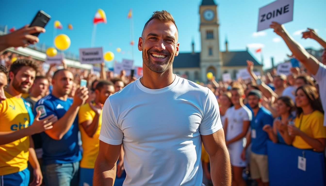 rejoignez-nous le 19 mars à limoges pour rencontrer zinédine zidane, une légende du football, qui participera aux défis du sport. ne manquez pas cette occasion unique de le voir en action et de vivre une journée inoubliable dédiée aux passionnés de sport.