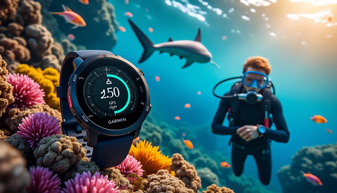 découvrez la nouvelle montre de sport garmin, spécialement conçue pour les passionnés de plongée sous-marine. cette montre innovante allie technologie avancée et fonctionnalité, offrant des caractéristiques uniques pour améliorer votre expérience aquatique.