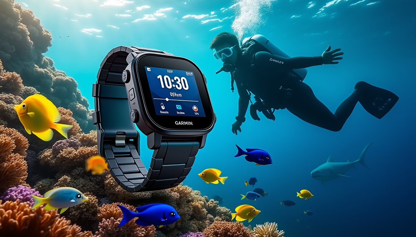 Garmin dévoile une montre de sport innovante dédiée aux passionnés de plongée sous-marine