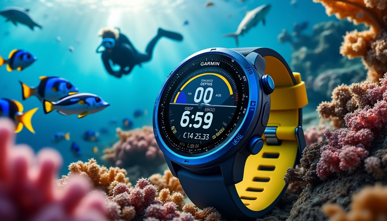 découvrez la nouvelle montre de sport garmin, spécialement conçue pour les passionnés de plongée sous-marine. alliant technologie de pointe et fonctionnalités dédiées, elle vous accompagne dans toutes vos explorations aquatiques.