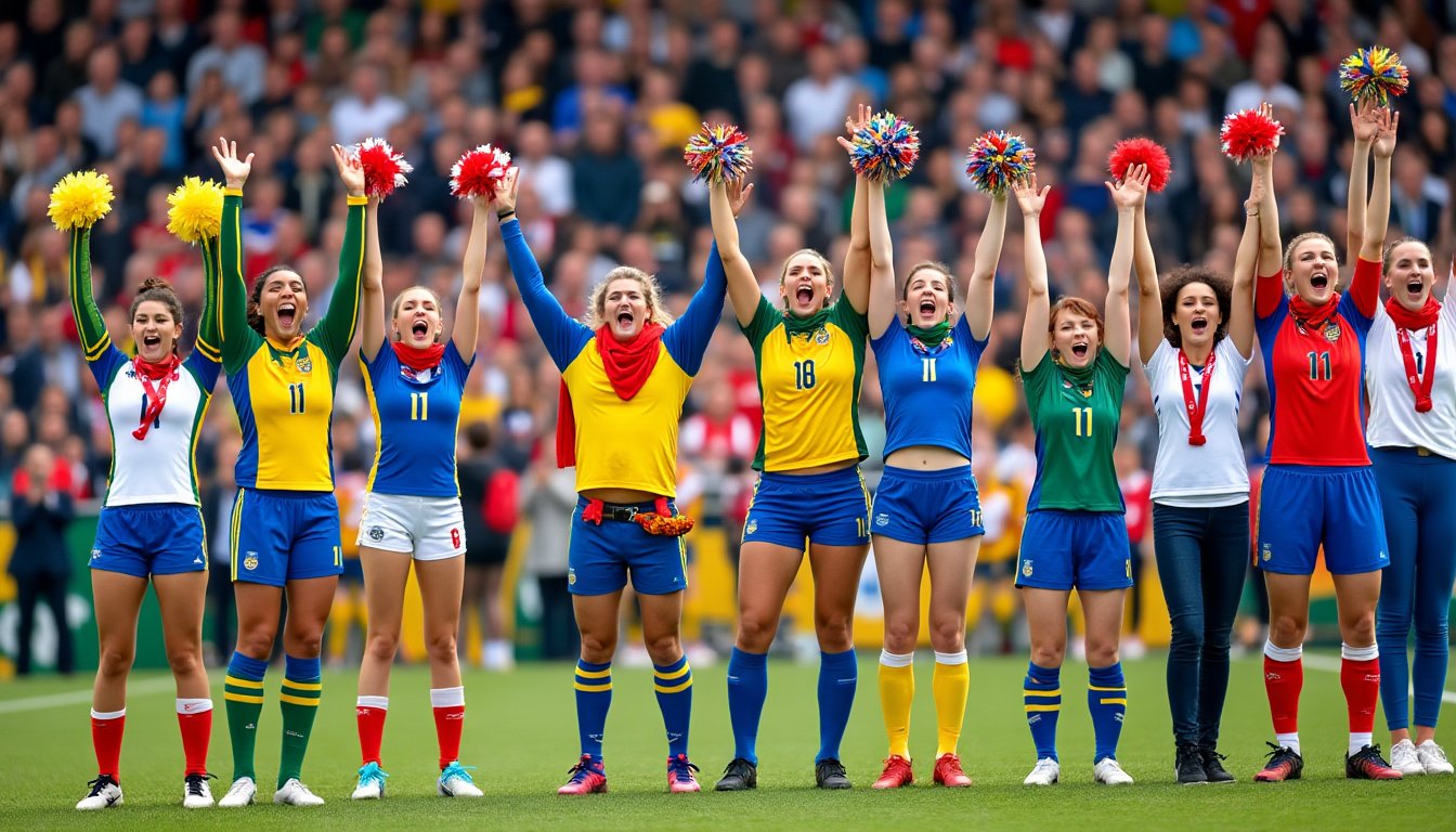 découvrez comment un groupe de ch’tis soutient le sport féminin en endossant le rôle de pom-pom boys. un engagement unique pour promouvoir l'égalité et l'esprit d'équipe dans le monde du sport.
