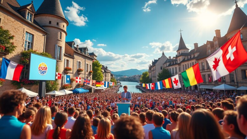 La CIUSF fait son arrivée à Espalion pour dynamiser le sport francophone à l’échelle internationale