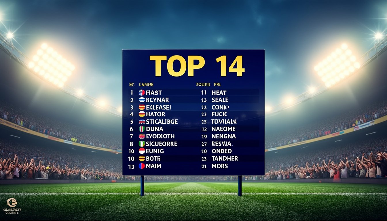 découvrez le classement actuel de la section paloise dans le top 14 avant l'approche cruciale des sept dernières journées de la saison. analysez les performances de l'équipe et son parcours pour espérer une qualification en phase finale.
