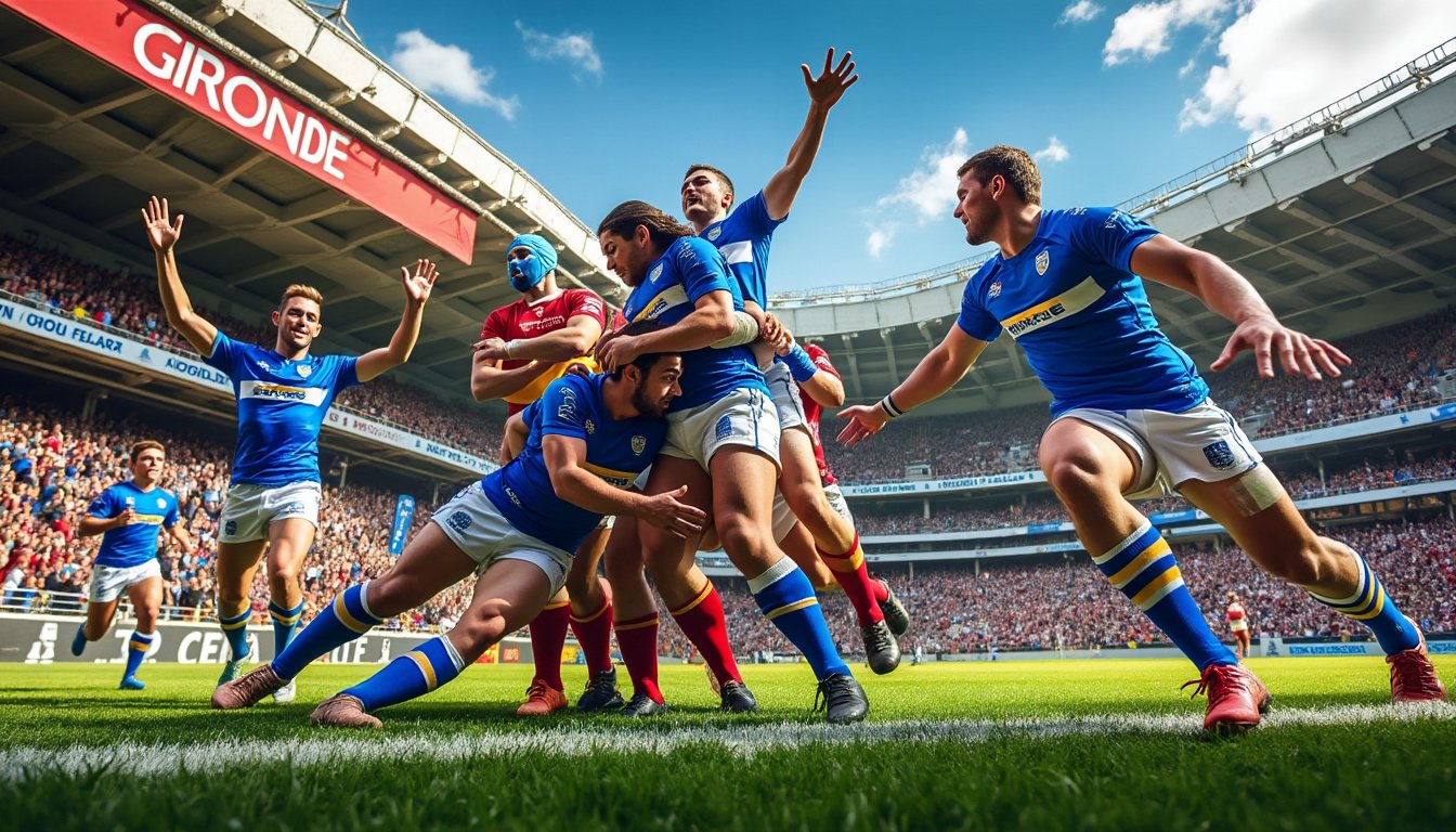 revivez les moments marquants de ce samedi sportif avec notre direct dédié aux bleues et à l'ubb qui triomphent. plongez dans l'intensité du choc entre le stade rochelais et bayonne, tout en gardant un œil sur les girondins. ne manquez rien des actions palpitantes de cette journée de compétitions !