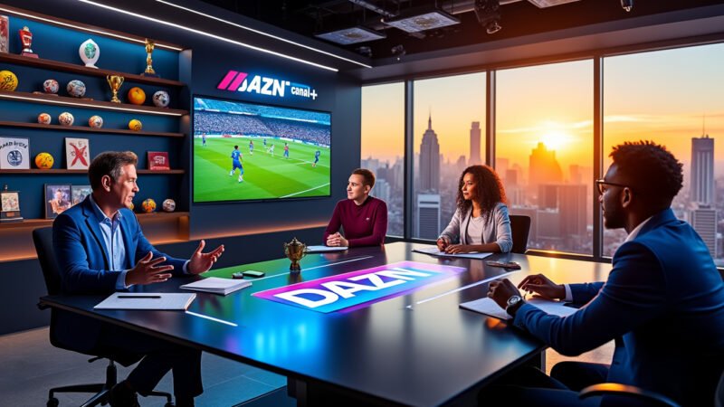 Droits TV : DAZN et Canal+ envisagés comme nouveaux distributeurs de la chaîne de la Ligue