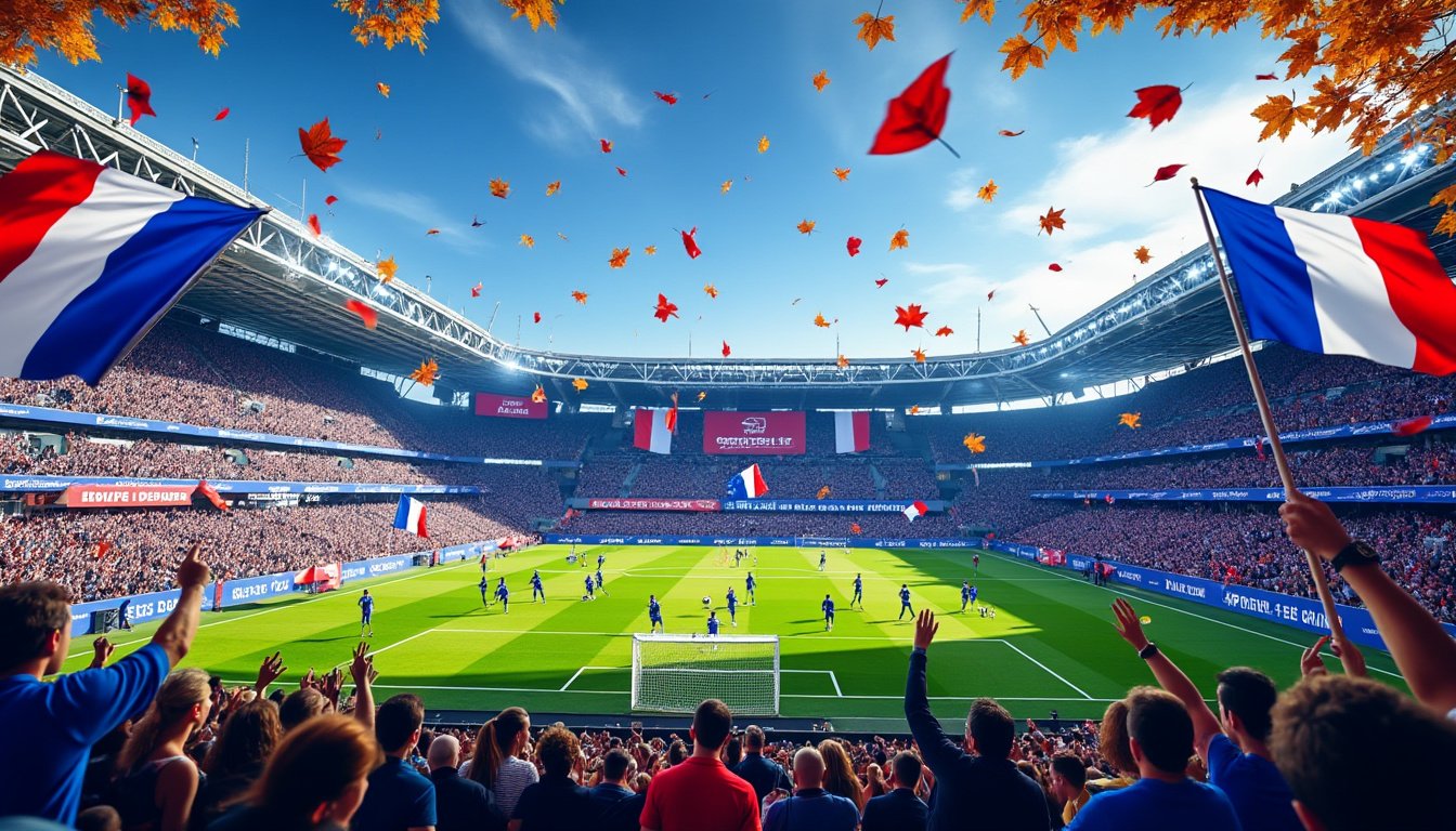 découvrez les trois matches de l'équipe de france de football au parc des princes cet automne, avant son retour au prestigieux stade de france. ne manquez pas l'occasion de soutenir les bleus dans une ambiance exceptionnelle !