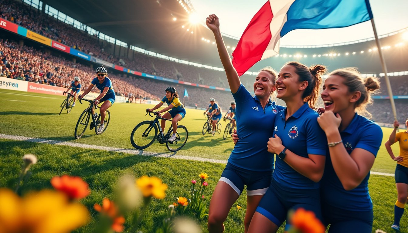 Les exploits des Bleues du rugby, la domination de Tadej Pogacar et la chute des Lyonnaises : le résumé sportif du week-end