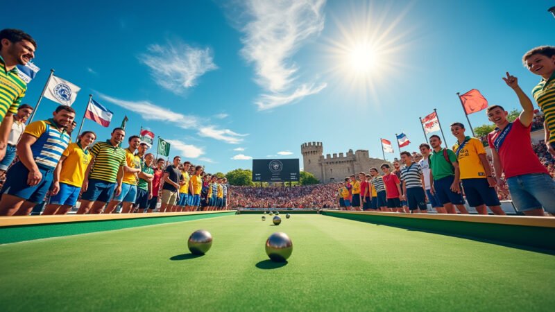 Mâcon : une vingtaine de pays rassemblés pour le championnat du monde de sport-boules