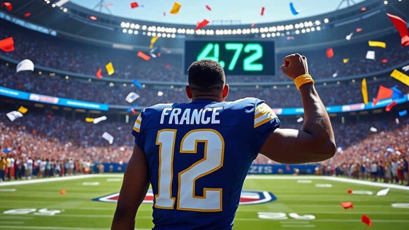 Un Français passionné de la NFL établit un nouveau record lors des essais