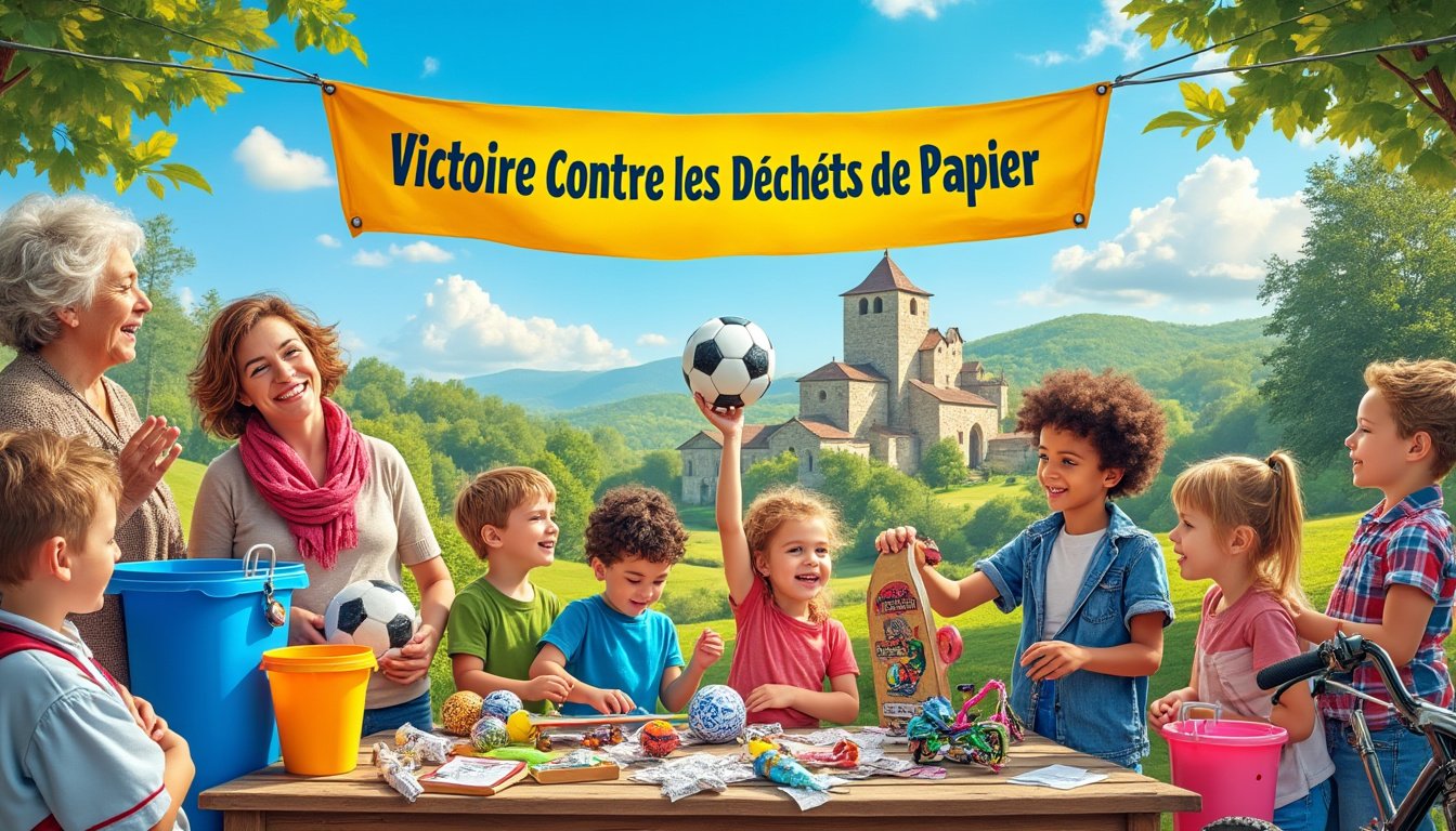 découvrez notre collecte innovante d'articles de sport et de loisirs dans une commune de l'aveyron. un projet ambitieux qui lutte contre les déchets en papier tout en promouvant le recyclage et le partage. rejoignez-nous dans cette démarche éco-responsable et participez à une victoire collective pour l'environnement !