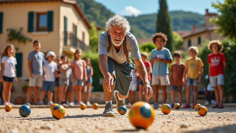 À Montélimar, l’UMS sport boules tisse des liens intergénérationnels entre les jeunes du centre de formation et les joueurs expérimentés