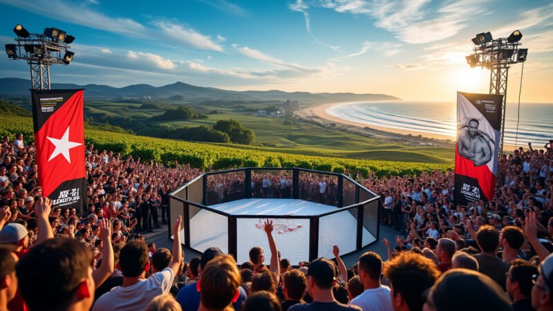 La Nouvelle-Aquitaine ambitionne de devenir une référence mondiale dans le monde du sport avec un événement MMA exceptionnel le 24 mai.