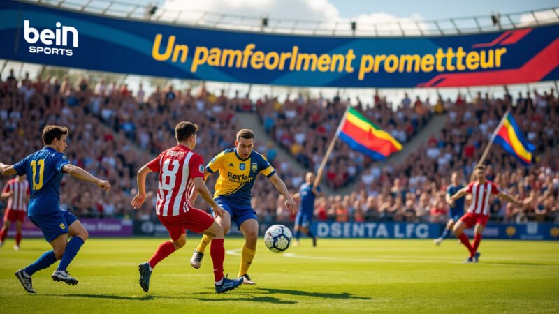 Le football à Luisant : un partenariat prometteur avec BeIn Sport pour la saison à venir en Départemental 1