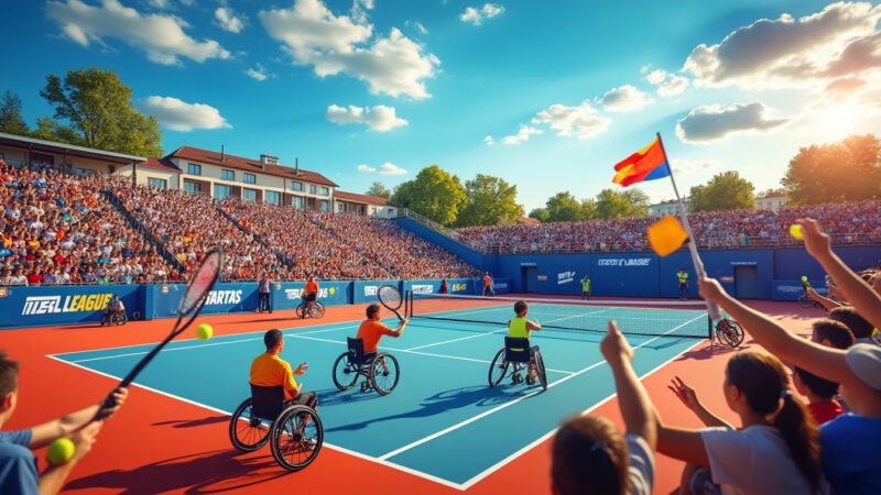 Les finales régionales de tennis adapté ont eu lieu à Tartas, sur les courts de la Ligue.