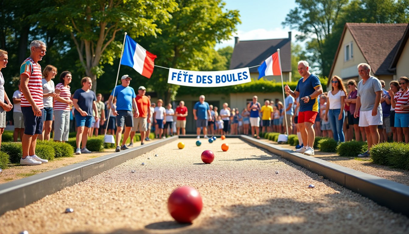 rejoignez-nous pour un week-end inoubliable à la chapelle-de-guinchay, consacré aux passionnés de sport boules. participez à des compétitions palpitantes, profitez d'animations et partagez votre passion avec d'autres amateurs dans une ambiance conviviale.