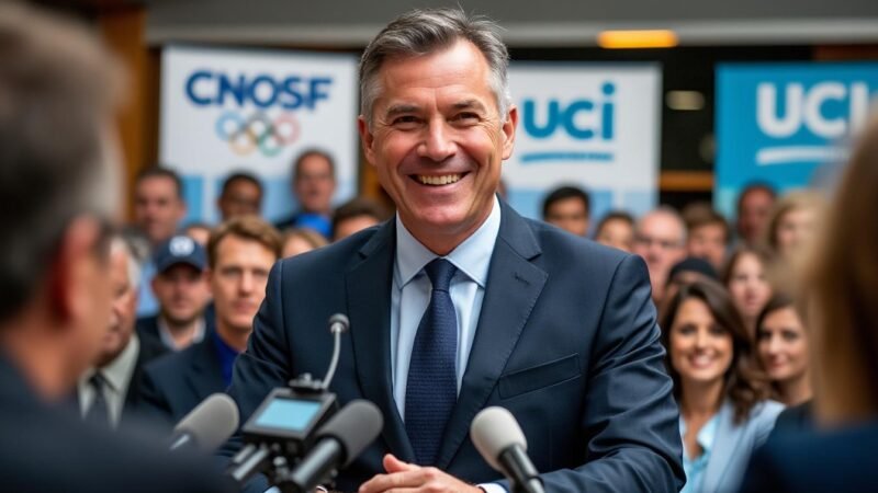 David Lappartient quitte la présidence du CNOSF tout en poursuivant son rôle à l’UCI