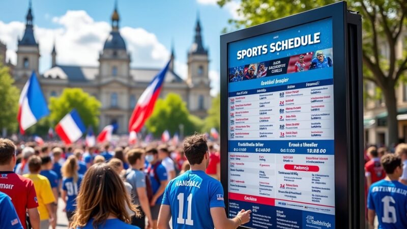 Découvrez les horaires des événements sportifs à JDA Dijon : handball, football, cyclisme et bien plus encore