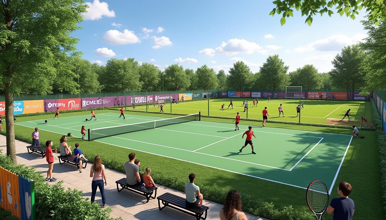 découvrez le mêle-sur-sarthe, un nouvel espace dynamique dédié à la pratique du padel et du foot5. accessible à tous, cet endroit innovant encourage le sport et la convivialité pour tous les âges. rejoignez-nous pour vivre une expérience sportive inédite dans un cadre accueillant et moderne.