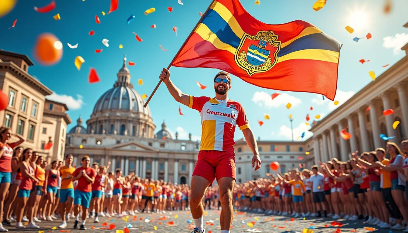 découvrez comment philippe gonigam, athlète passionné, a fièrement représenté creutzwald lors du jubilé du sport à rome, un événement mémorable célébrant le talent et l'esprit sportif.