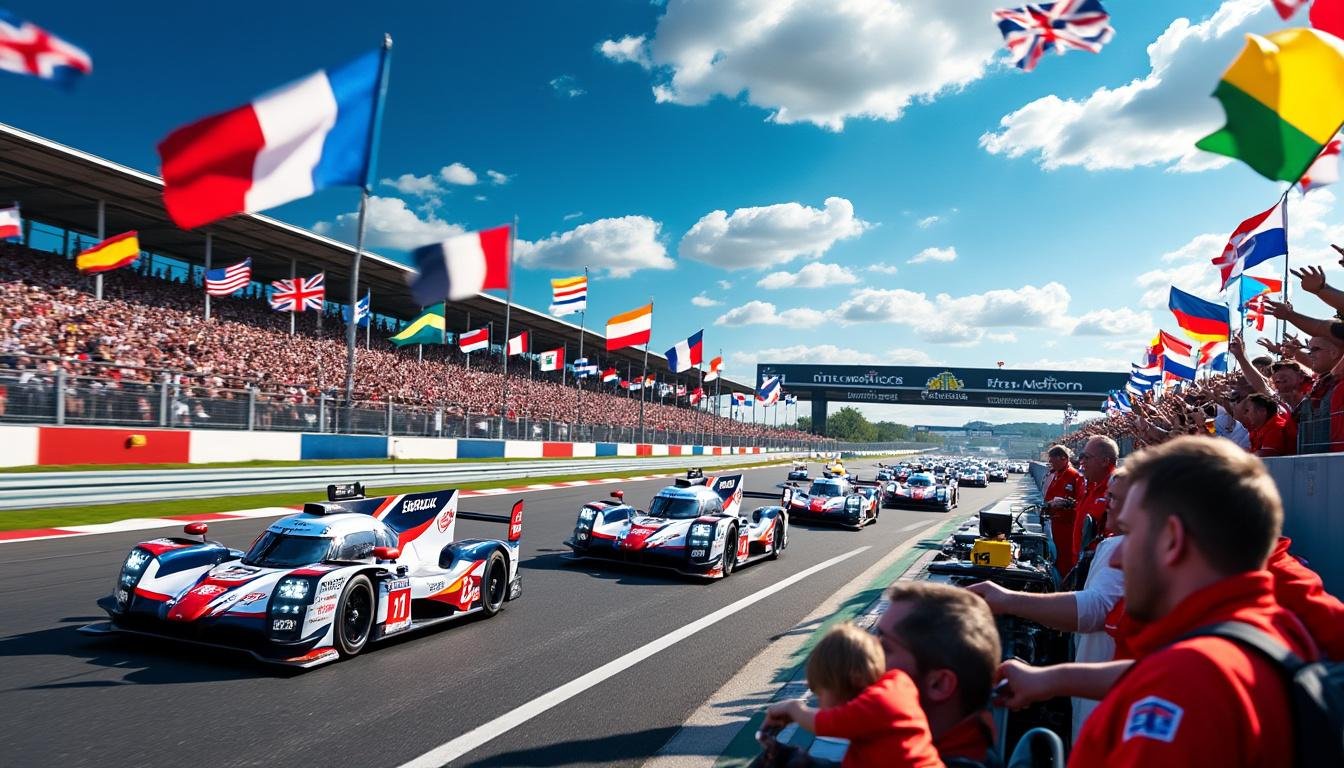 plongez au cœur de l'adrénaline avec le départ majestueux des 24 heures du mans. revivez chaque instant palpitant de cette course emblématique où vitesse et technologique s'entrelacent pour offrir un spectacle inoubliable. découvrez l'histoire et les héros qui font de cet événement un incontournable du sport automobile.