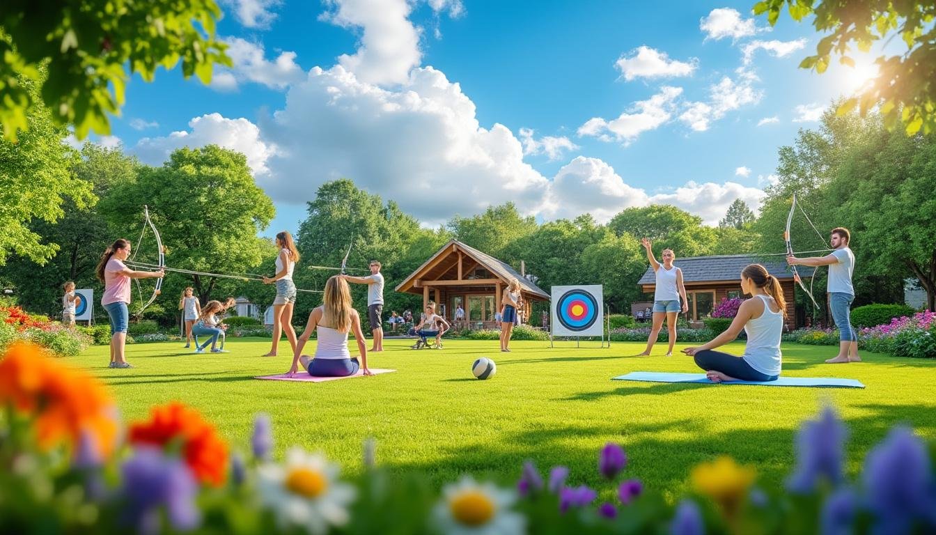 plongez dans l'univers de la maison sport santé cet été avec des activités variées pour tous les âges, incluant une initiation passionnante au tir à l'arc. rejoignez-nous pour une saison pleine de fun, de bien-être et de sport !