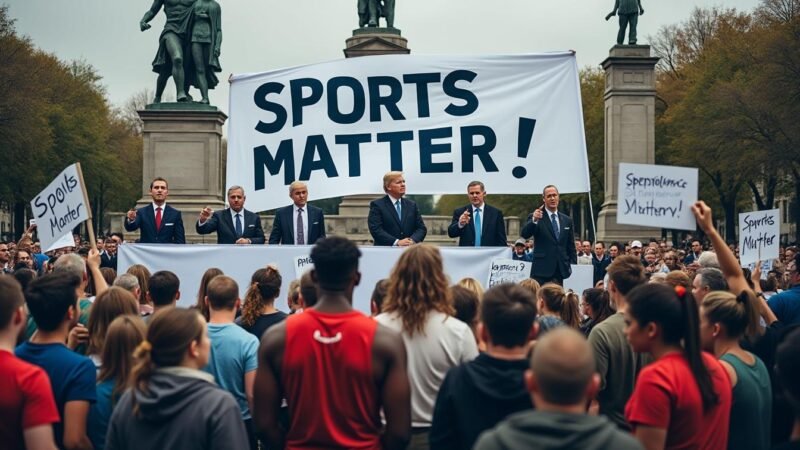 Le gouvernement en contradiction avec l’histoire : le sport mis à l’écart