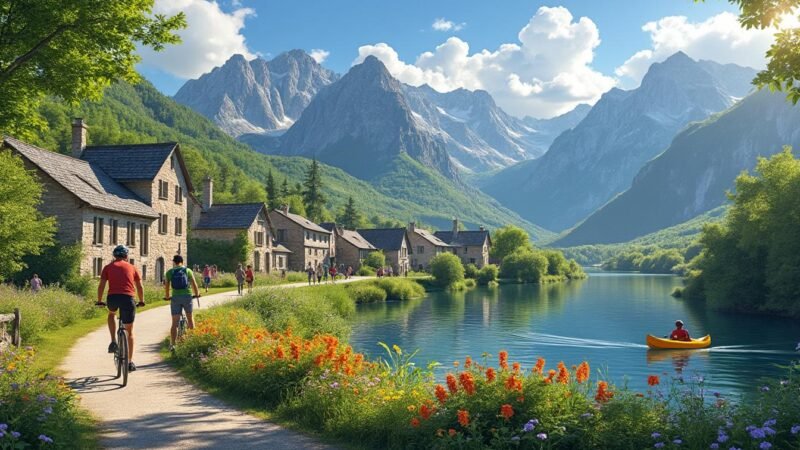 Mazamet : un véritable village sportif au bord du Lac des Montagnès