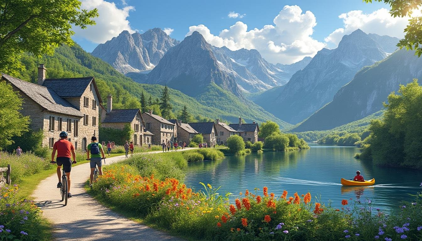 Mazamet : un véritable village sportif au bord du Lac des Montagnès