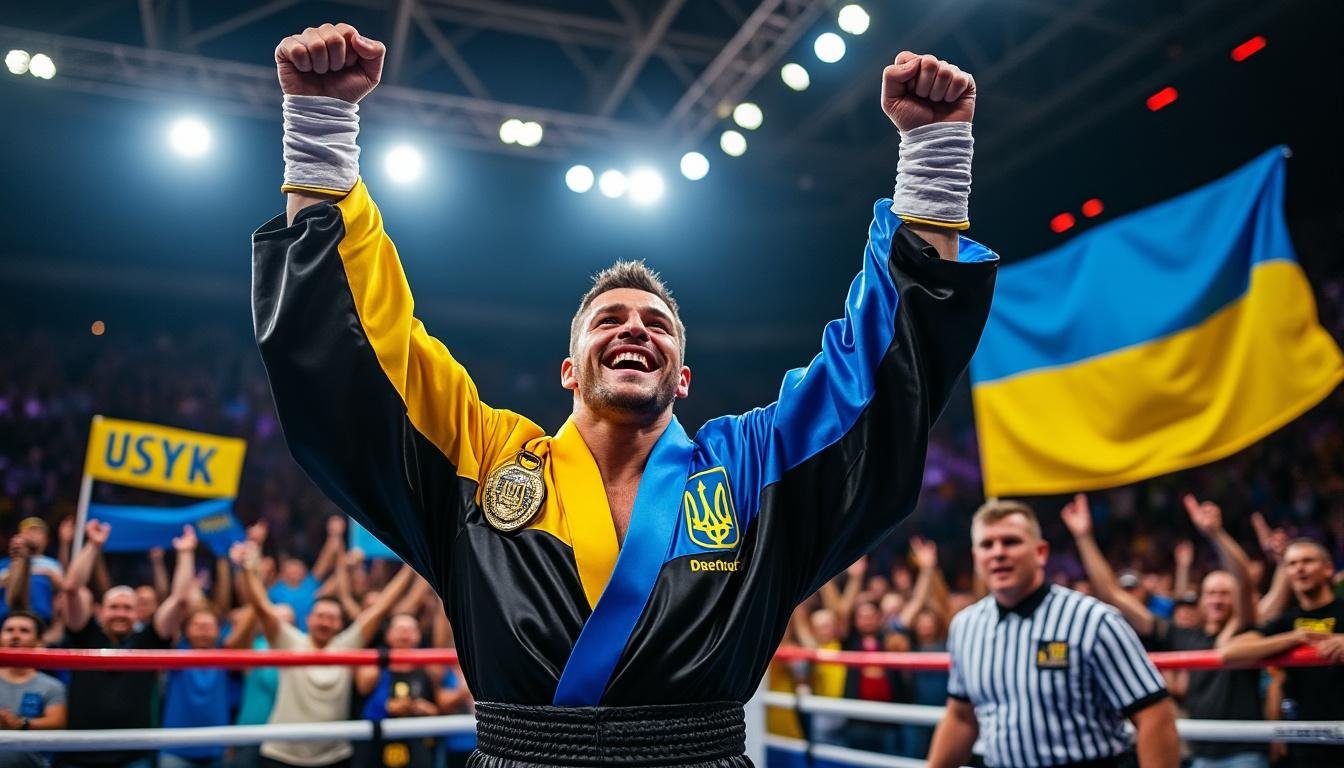 découvrez comment oleksandr usyk, boxeur ukrainien, a triomphé face au britannique daniel dubois pour devenir champion du monde des poids lourds. un combat épique qui marque l'histoire de la boxe.