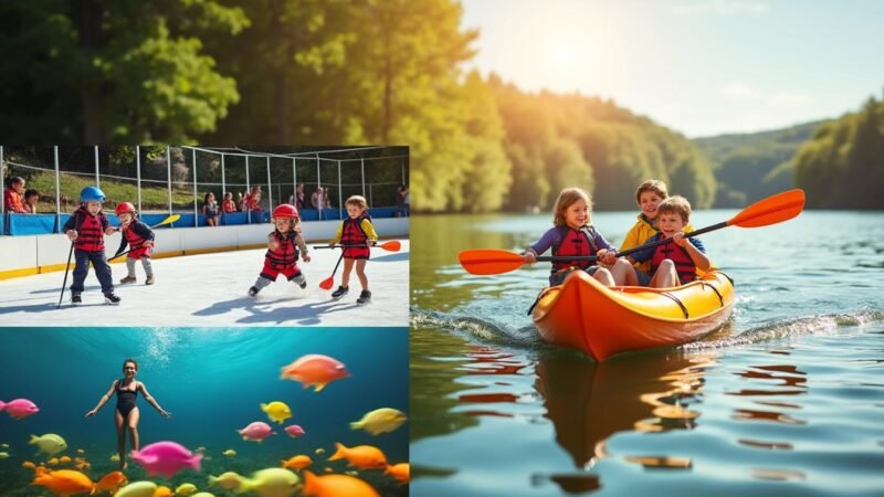 Découvrez le kayak, le hockey sur glace et la plongée : des activités sportives à explorer en famille à Cholet