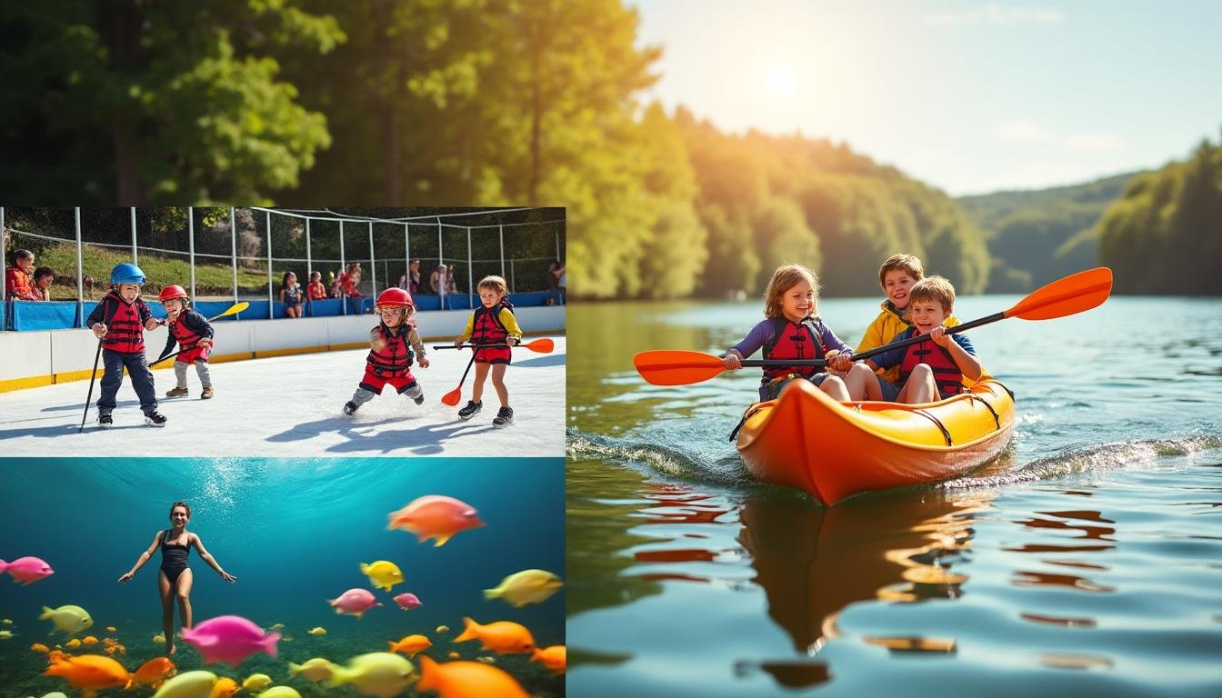 Découvrez le kayak, le hockey sur glace et la plongée : des activités sportives à explorer en famille à Cholet