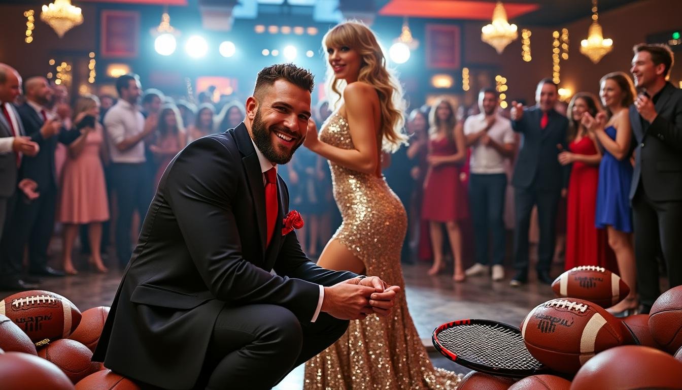 découvrez comment les fiançailles de travis kelce et taylor swift fascinent le monde du sport, en connectant football américain, nba et tennis avec swiatek, pour une romance qui fait vibrer la planète entière.