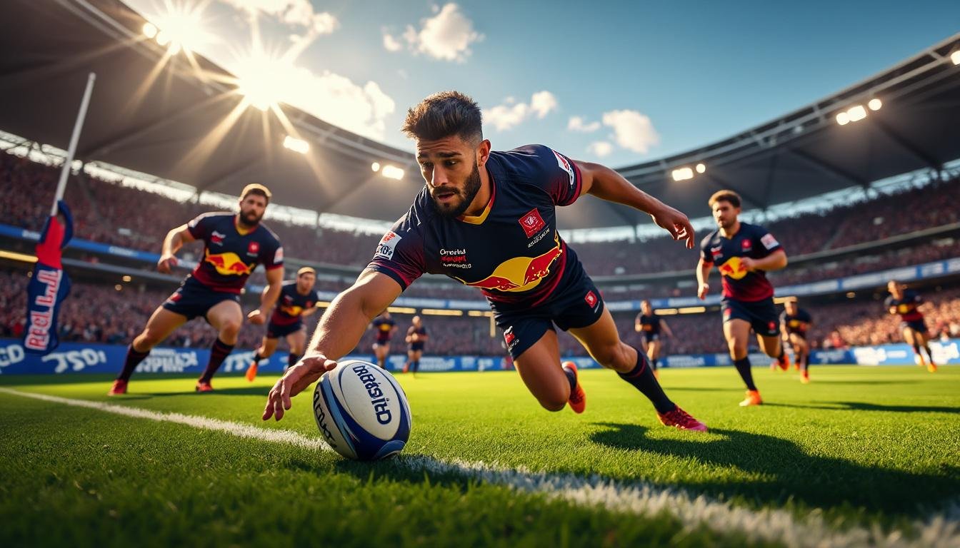 red bull entre dans le monde du rugby en acquérant pour la première fois un club, marquant un nouveau chapitre dans sa stratégie sportive internationale.
