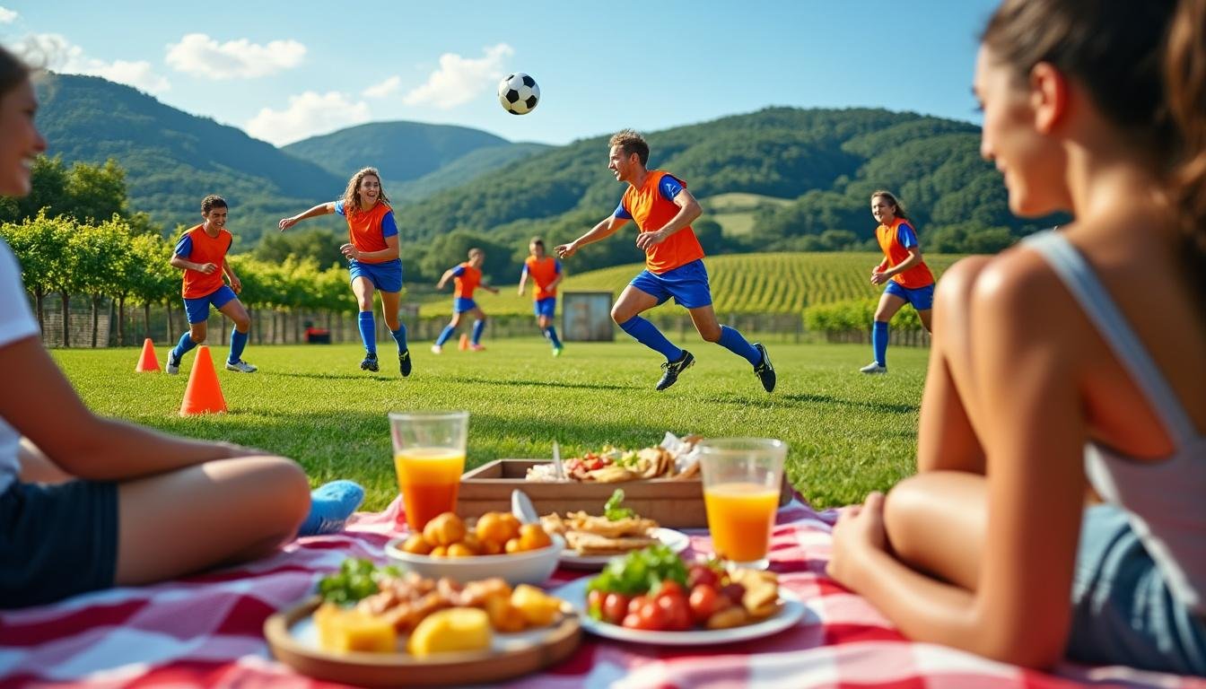 Revivez un week-end sportif en Vaucluse : derniers matchs de préparation et moments de détente
