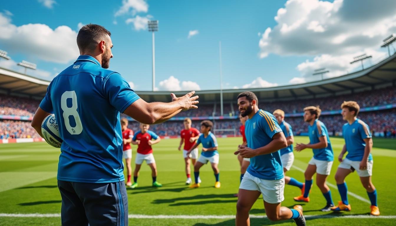 Rugby à 7 : Benoît Baby, le sélectionneur des champions olympiques, souligne comment ce sport dynamise le parcours des jeunes talents