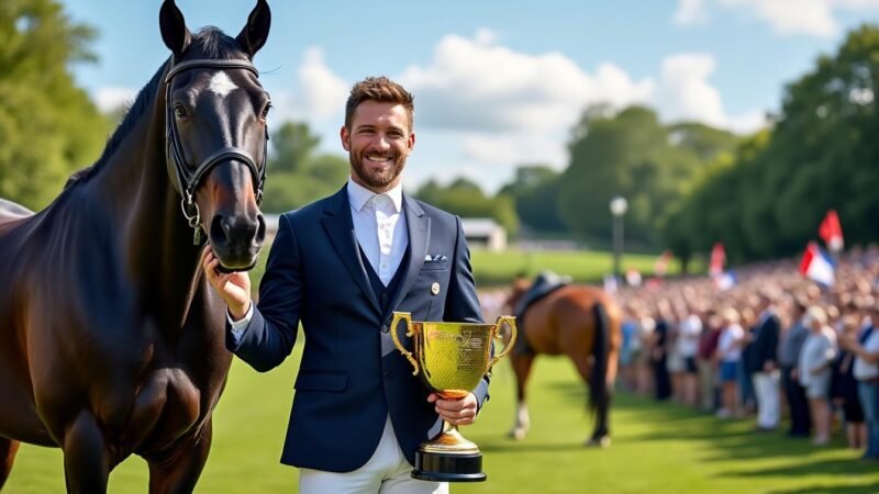 Sébastien Cavaillon triomphe au Haras du Pin et se prépare pour une revanche aux JO 2024