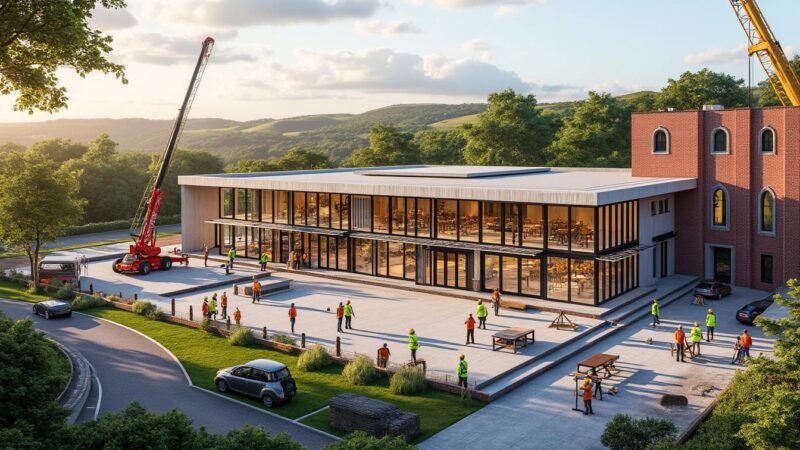 Un nouveau studio dédié au sport santé va voir le jour derrière la médiathèque de Dinard