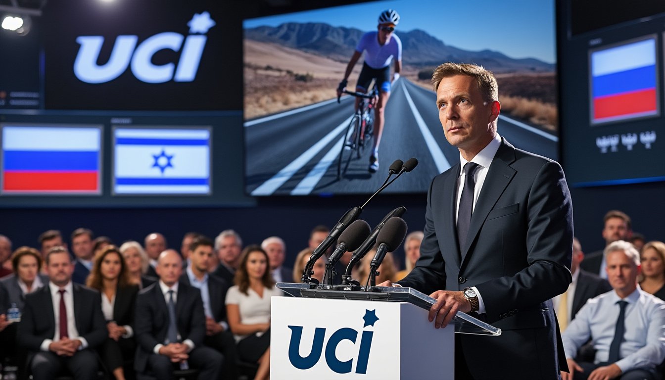 découvrez pourquoi david lappartient, président de l'uci, justifie l’exclusion de la russie du cyclisme tout en expliquant son soutien à la participation d’israël dans les compétitions sportives internationales.
