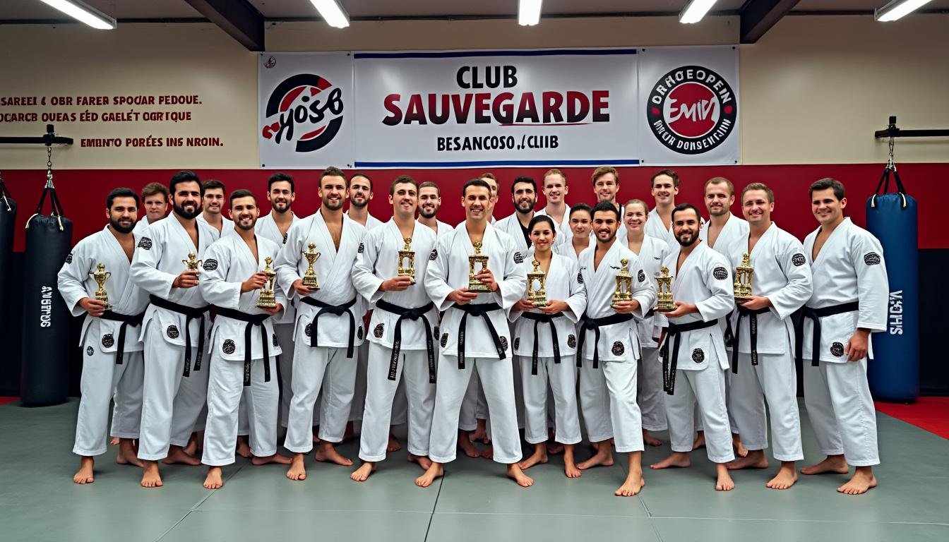 le club sauvegarde de besançon brille lors de l’open de bâle en karaté, intégrant le top 10 du classement parmi les meilleurs clubs européens. découvrez leur performance exceptionnelle !