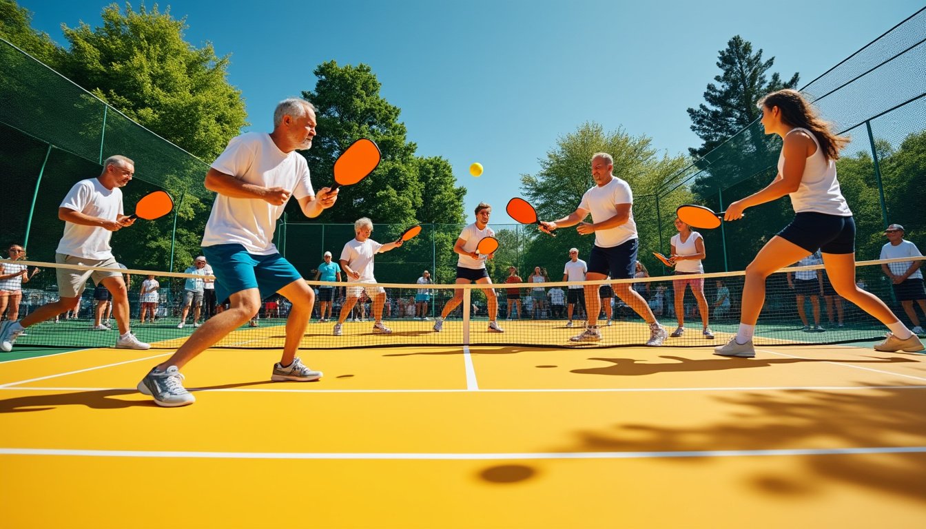 La Roche-sur-Yon : Initiez-vous au pickleball, le sport de raquette qui fait sensation !