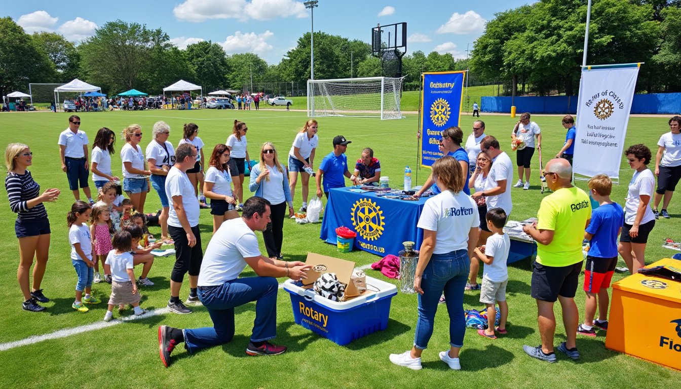 Le Rotary Club et les Inner Wheels : Unir Sport et Solidarité pour des Actions Impactantes