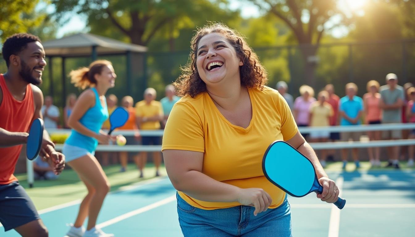 découvrez comment le pickleball, un sport accessible et moins intense que le tennis, constitue une solution idéale pour les personnes en surpoids ou obèses souhaitant se remettre en forme tout en s'amusant.
