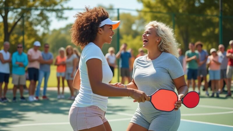 Le pickleball : une option idéale pour les personnes en surpoids ou obèses cherchant une alternative au tennis