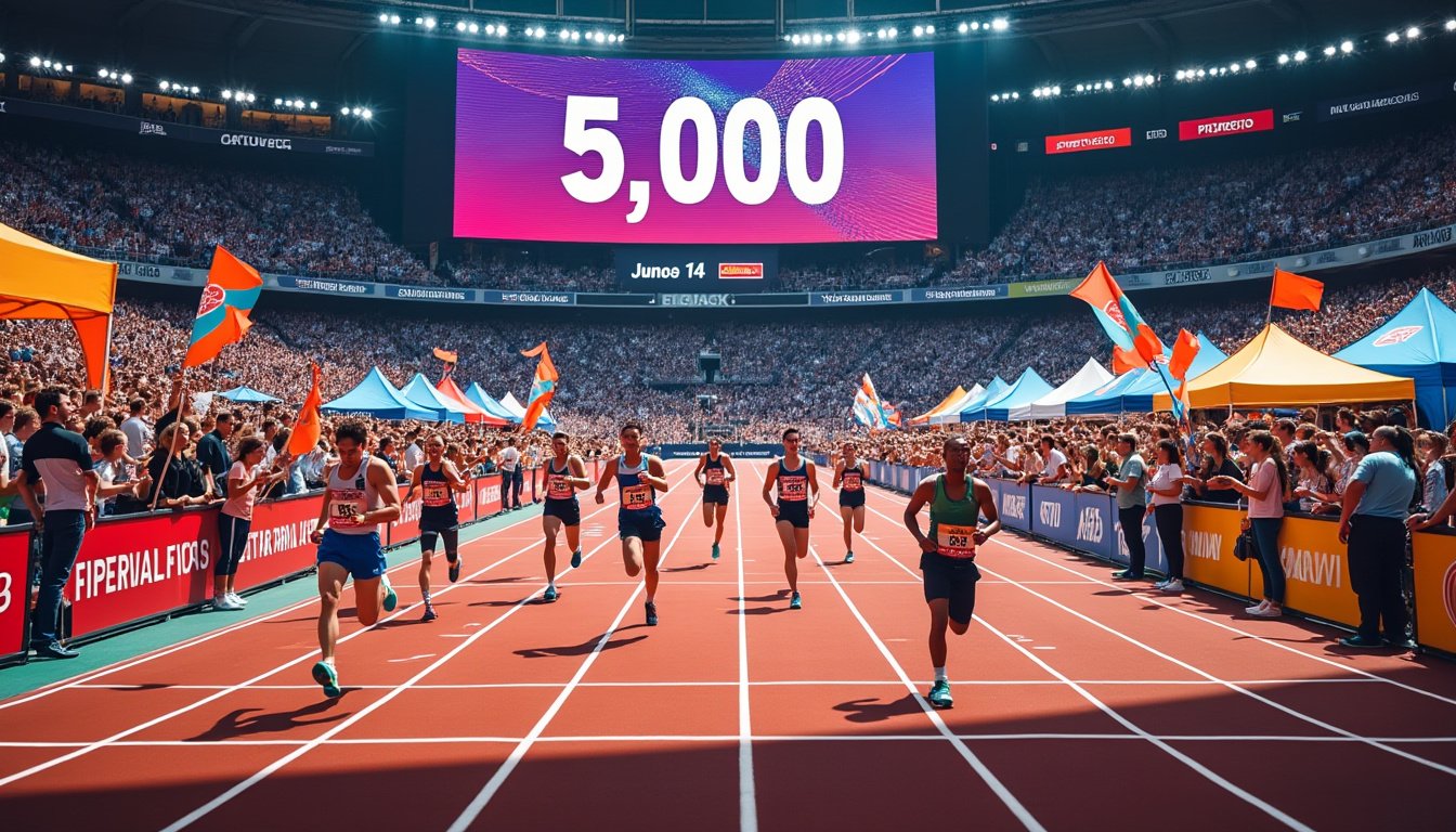 découvrez les coulisses de la première fête du sport qui s’est tenue le 14 septembre ! retrouvez 5 chiffres clés à retenir : nombre d’événements, 100 m, parrains et bien plus, pour revivre les moments marquants de cette journée sportive exceptionnelle.
