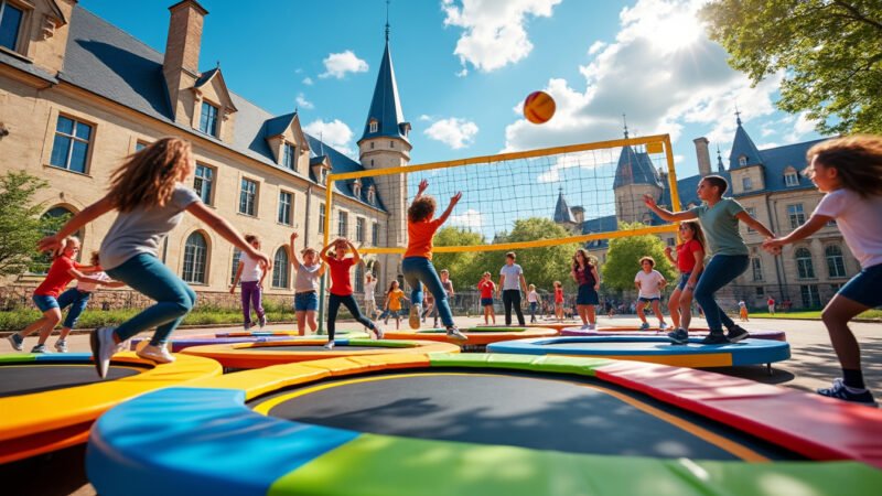 Sports insolites en France : découvrez le volley-trampoline et le quidditch dans cette école pas comme les autres!