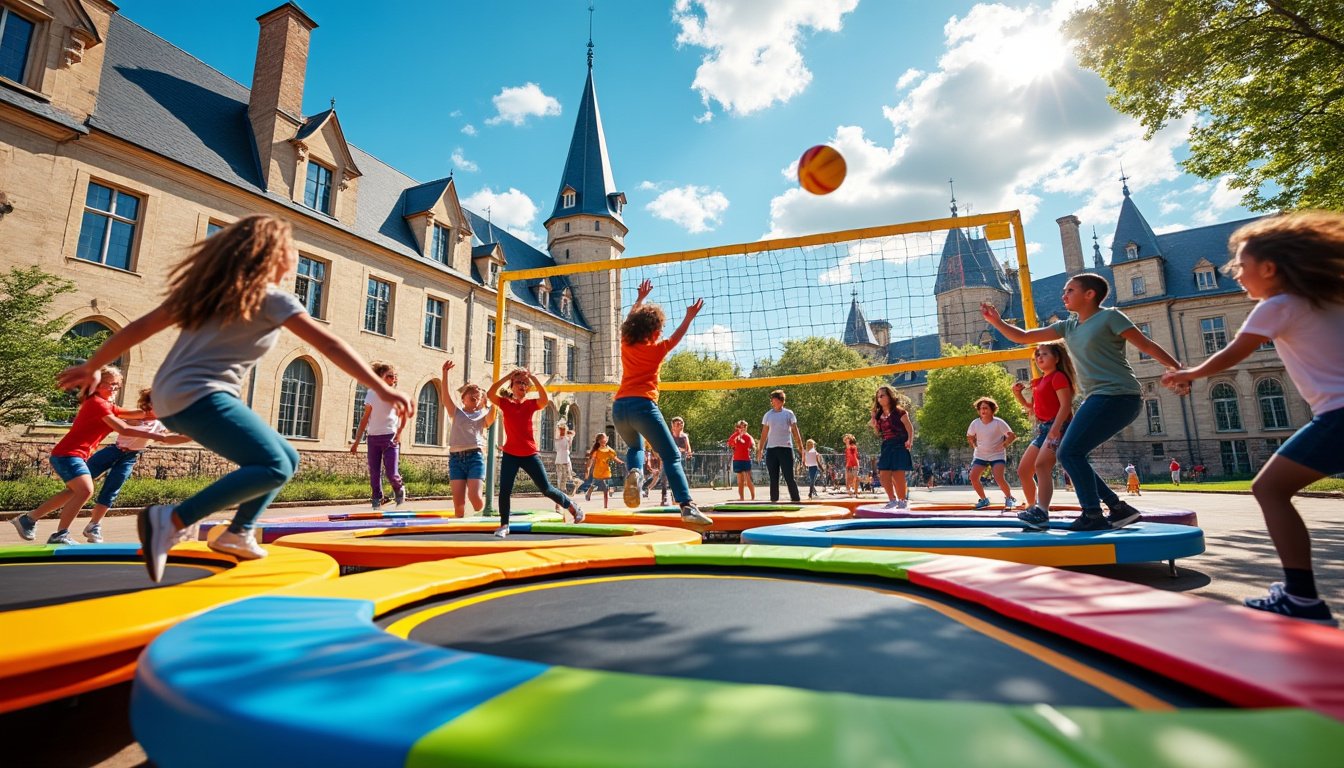Sports insolites en France : découvrez le volley-trampoline et le quidditch dans cette école pas comme les autres!