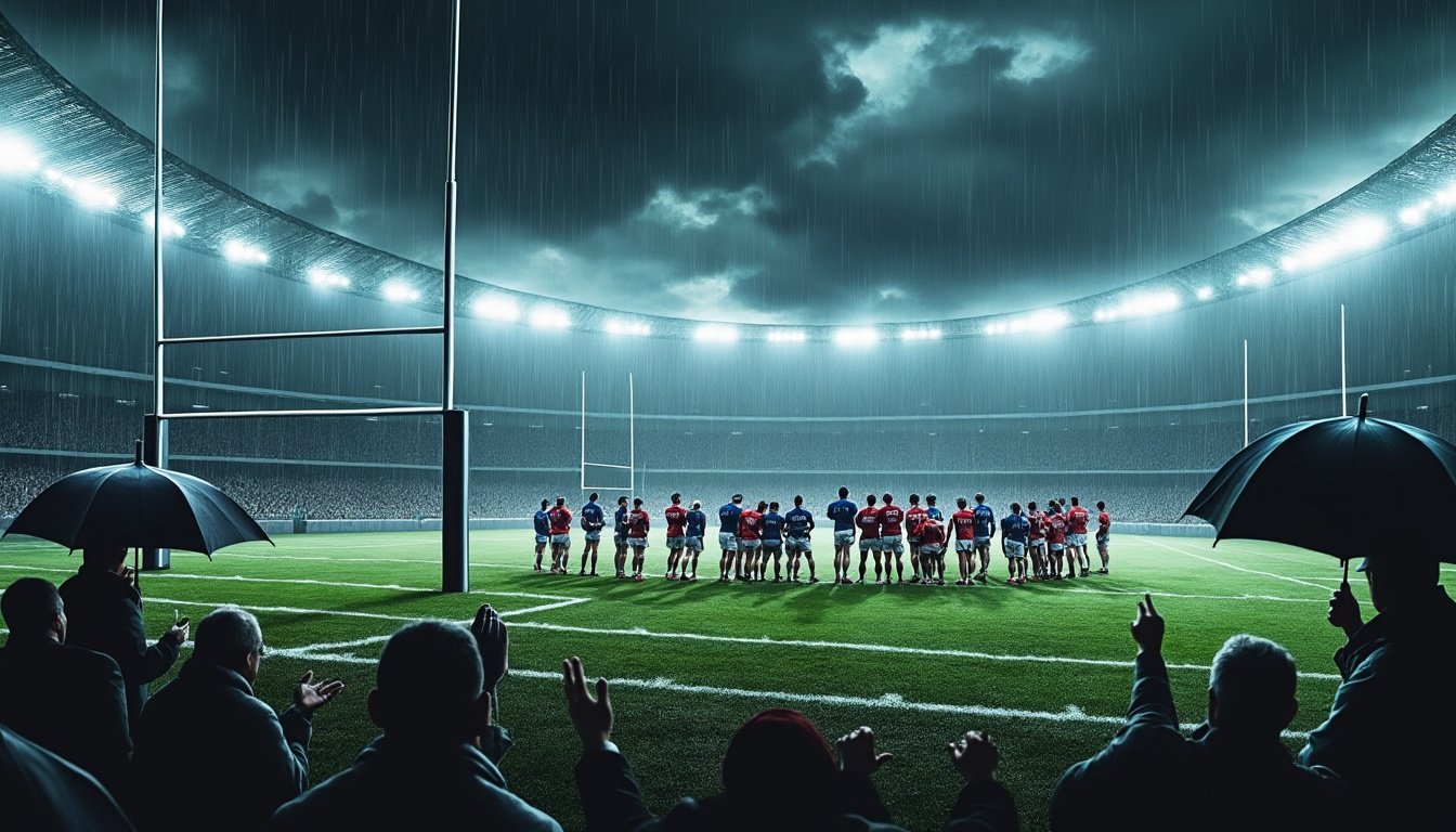 Top 14 : Tempête sur le terrain, le coup d’envoi du choc Toulon-La Rochelle est repoussé