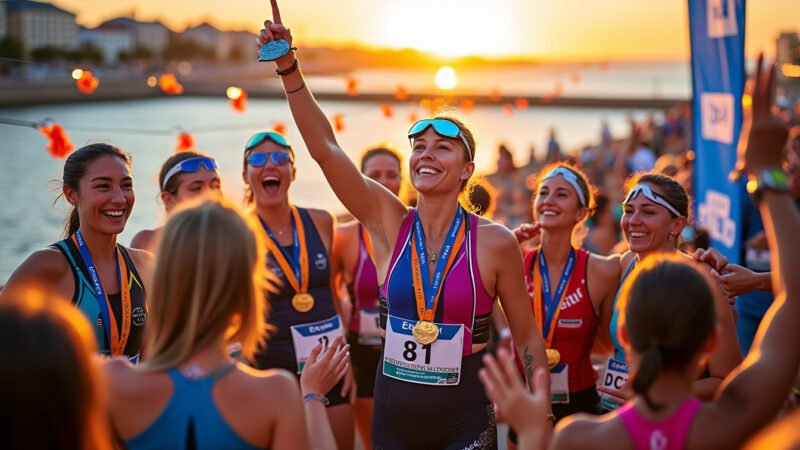 Triathlon de la Baule : Une Soirée Éblouissante pour les Athlètes Féminines du Best Triathlon Nazairien